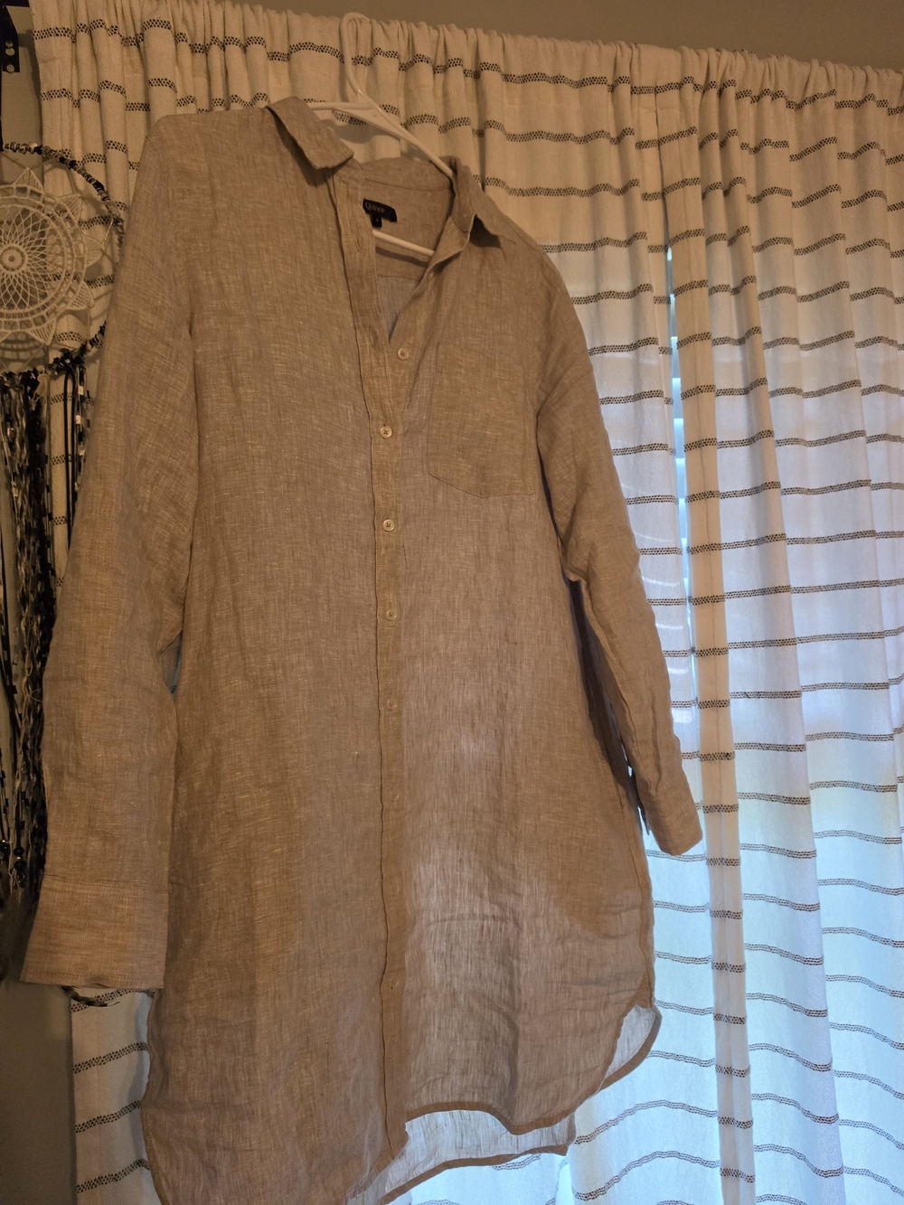 Quince 100% European Linen Shirt Dress